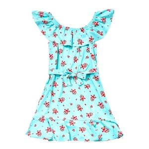 Forever 21 | Big Girls Floral Off-the-Shoulder Dress | Size 13/14 | NWT